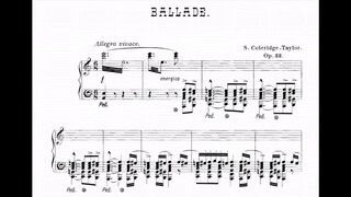 Samuel Coleridge-Taylor - Ballade for orchestra Op. 33 (audio + sheet music)