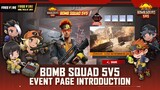 Bomb Squad 5v5 Event Page Introduction | Garena Free Fire