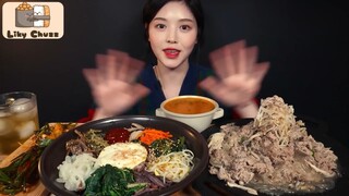 Một bulgogi mukbang miền núi với bibimbap mùa xuân thơm mát! #amthuc