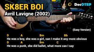 Sk8er Boi - Avril Lavigne (2002) Easy Guitar Chords Tutorial with Lyrics Part 2 REELS
