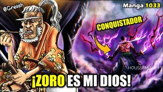 ¡ZORO MI RELIGIÓN! | ZORO HAKI del CONQUISTADOR | ONE PIECE 1033