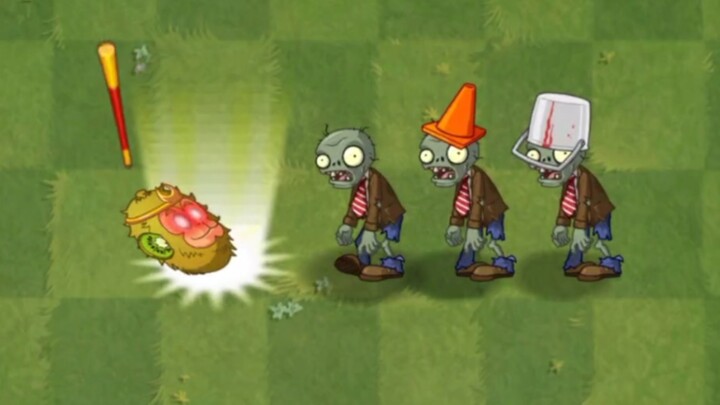 Various plants use a big move vs. the lawn trio