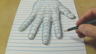 Just have a hand? It's true this time! Magical 3D drawing that you can learn in minutes