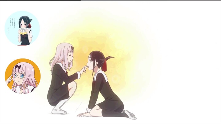 [Chinese subtitles] The pure friendship between Koga Aoi and Obara Komi (Kaguya Text Broadcasting Is