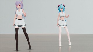 [MMD.3D]Genshin Impact: Keqing dan Ganyu Menari Bersama