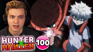 A SQUID WITH A GUN?? | Hunter x Hunter Episode 100 REACTION!