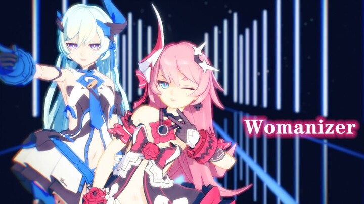 The performance of "Honkai Impact Three☆MMD" has begun~ The little mischievous girl☆[Womanizer]