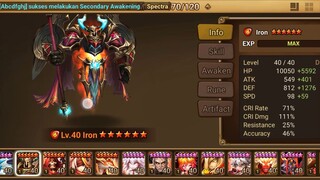 Skill Living Armor ( Iron ) Element Fire - Summonerwars