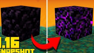 Minecraft 116 Snapshot ร้องไห้ Obsidian! บล็อกเป้าหมาย (อัพเดต 20w09a Nether ใหม่)