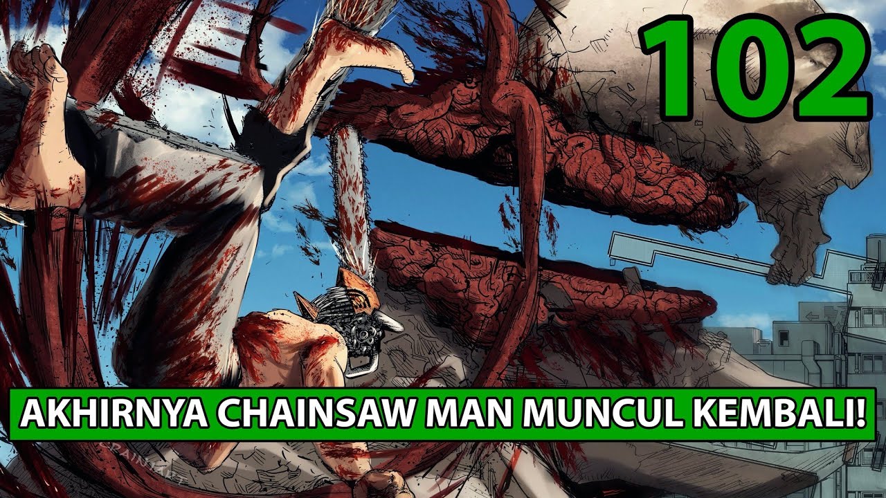 Denji is worn out in chainsaw man part 2. chainsaw man chapter 104