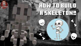 How to build a Skeleton in Minecraft!!