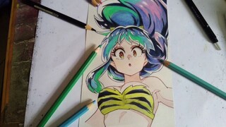 drawing Lum from urusei yatsura 🌌