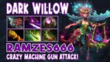 Dark Willow Ramzes666 Gameplay CRAZY MACHINE GUN ATTACK - Dota 2 Highlights - Daily Dota 2 TV