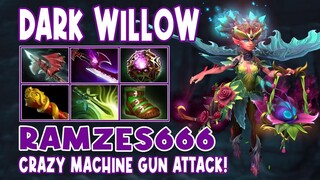 Dark Willow Ramzes666 Gameplay CRAZY MACHINE GUN ATTACK - Dota 2 Highlights - Daily Dota 2 TV