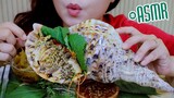 ASMR eating RAW Giant Queen Snail (EXOTIC FOOD) EXTREME EATING SOUNDS | LINH-ASMR