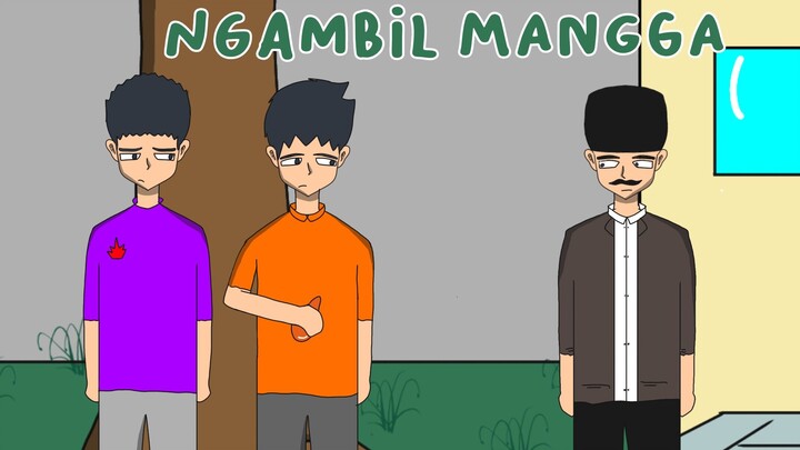 ngambil mangga (animasi lucu)(wilAnimasi)