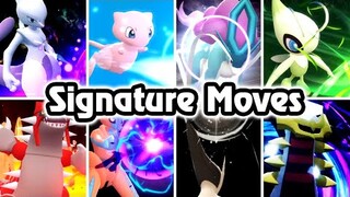 All Legendary Signature Moves - Pokémon Brilliant Diamond & Shining Pearl (HQ)