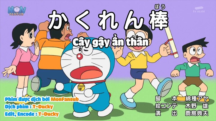 Doraemon Tập 726 - Cây gậy ẩn thân & Triệu phú Nobita | Phụ đề Tiếng Việt