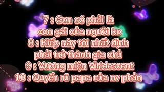 những bộ truyện trọng sinh mà mik bt ( p1 )