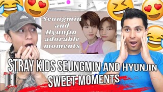 Stray Kids Seungmin and Hyunjin sweet moments | REACTION