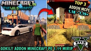 GTA V DI MINECRAFT 😯! BEST 3 ADDON/MOD PACK TERBAIK MCPE/MC WIN10 SUPPORT RENDER DRAGON 1.18.30+