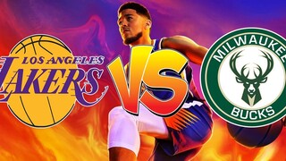 Los Angeles Lakers VS Milwaukee Bucks on NBA 2K23