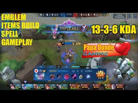 Karina Gameplay - Score (16-3-6) GENX Monderu - Mobile Legend 2021-January