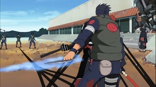 Asuma's team and Immortal comrades | Asuma,Shikamaru,Kotetsu,Izumo vs Hidan and Kakuzu