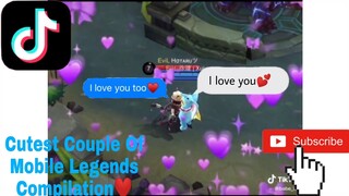 [MOBILE LEGENDS]-Cutest Couple Of Mobile Legends TikTok Compilation😍💞