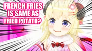 Watame Learns that French Fries and Fried Potato is the Same 【Hololive English Sub】