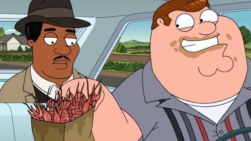 Family Guy's "Green Book", true friendship has never been divided by skin color or race!