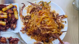Ăn cơm mì bạch tuộc tokbokki ASMR MUKBANG #asmr #mukbang