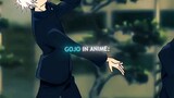 Gojo in anime or Manga | Jujutsu Kaisen