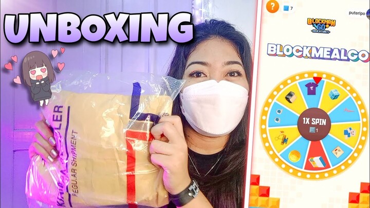 Unboxing Gift😍 from Blockman Go Indonesia