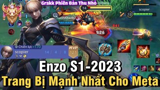 Enzo S1-2023 Liên Quân Mobile | Cách Chơi, Lên Đồ, Phù Hiệu Bảng Ngọc Cho Enzo Mùa 25 Đi Rừng NTD LQ