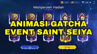 ANIMASI GATCHA EVENT SAINT SEIYA X MOBILE LEGEND