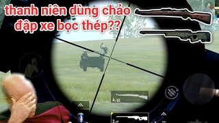 PUBG Mobile - Thử Thách 2 Cây Sniper Top 1 | Gặp Thánh Nhân Cầm Chảo Đập Xe Bọc Thép =))