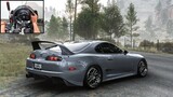 1600HP Turbo Anti-Lag Toyota Supra | Forza Horizon 5 | Steering Wheel Gameplay