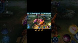 NEW DYRROTH PURPLE BUFFED BUILD IN MY DESCRIPTION🔥👇👇#iNGAME #MLBB #DYRROTH #shorts