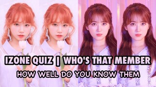 IZ*ONE QUIZ | Who's That IZ*ONE Member?