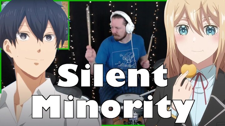 Silent Minority - Otome Game Sekai wa Mob ni Kibishii Sekai desu Opening | Drum Cover