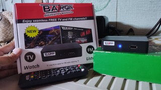 New BARON DIGITAL TV RECEIVER Unboxing and Review