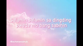 Salamin, Salamin- BINI (Lyrics Video)