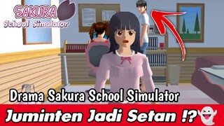 DRAMA SAKURA SCHOOL SIMULATOR, JUMINTEN JADI SETAN⁉️👻 - PUTRI GAMER