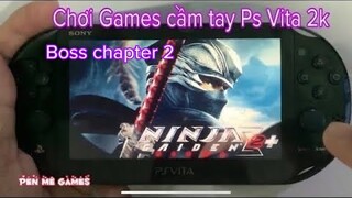 Ninja Gaiden Sigma 2 Plus Boss chapter 2-chơi trên PS VITA 2K-máy chơi game cầm tay của Sony