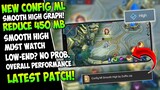 New Config Smooth High Graphics | No Lag High and Ultra | ML Anti Lag 60 FPS | MLBB