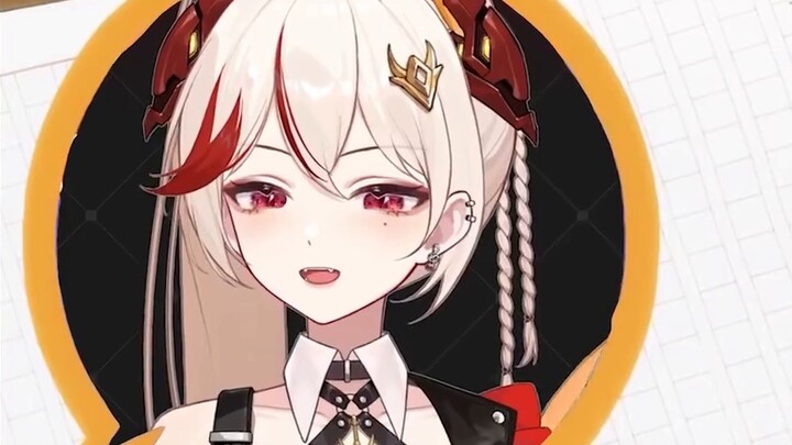 Why does the host's nose only have one dot? Let me ask you, are you two-dimensional or three-dimensi