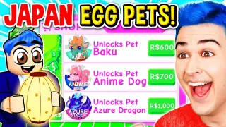 New *LEAKED* JAPAN EGG PETS In Adopt Me Roblox !! Adopt Me UPDATE & Japan Pet Concepts (Jeffo React)