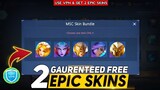 USE VPN AND GET YOUR 2 FREE EPIC SKINS FROM THE MSC EVENT | MLBB
