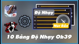 Những Bảng Độ Nhạy Và Nút Bắn Headshot Ob39